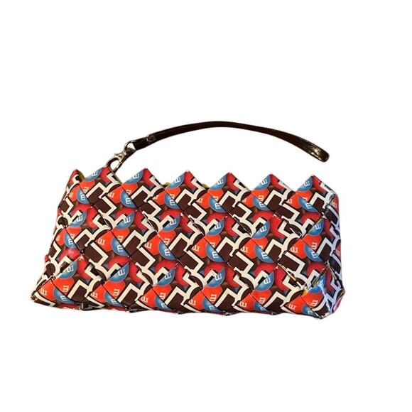 Ecolist M & M Clutch Candy Wrapper Bag Wristlet - Picture 3 of 6